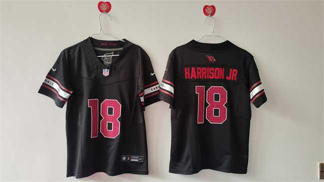 Women's Arizona Cardinals #18 Marvin Harrison Jr Black 2024 F.U.S.E Stitched Jersey,We sell and wholesale Women's Arizona Cardinals #18 Marvin Harrison Jr Black 2024 F.U.S.E Stitched Jersey on line form chian!